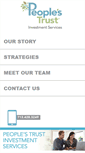 Mobile Screenshot of peoplestrustinvestments.com